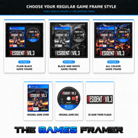Resident Evil 3  Loaded Edition Games Framer Boxed Picture Frame