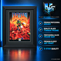 Doom Professional Mounted Premium Art Work Frame