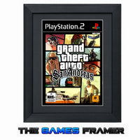 Grand Theft Auto 3 Game PS2 Covers Framed