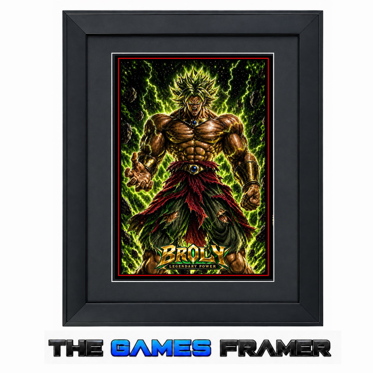 Broly Legendary Power Framed Exclusive Art Print