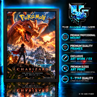 Pokemon Charizard Straight Mount Premium Quality Frame
