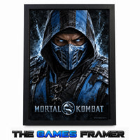 Mortal Kombat Ninja Collection  7 X Straight Mount Premium Quality Flat Frame