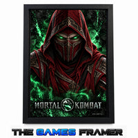 Mortal Kombat Ninja Collection  7 X Straight Mount Premium Quality Flat Frame