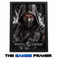 Mortal Kombat Ninja Collection  7 X Straight Mount Premium Quality Flat Frame