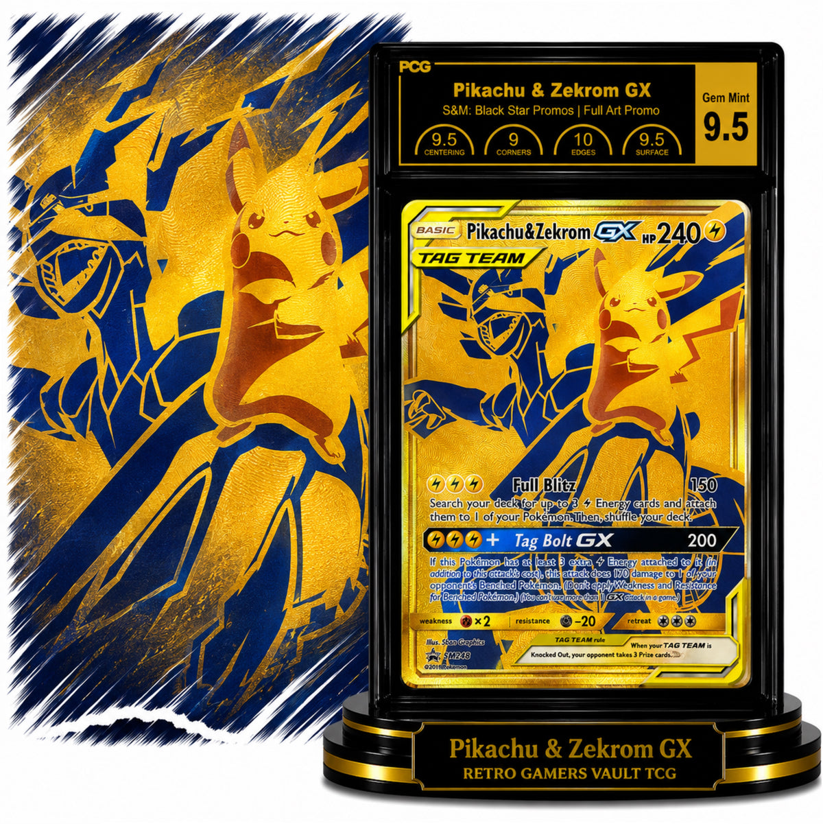 Pikachu & Zekrom GX SM248