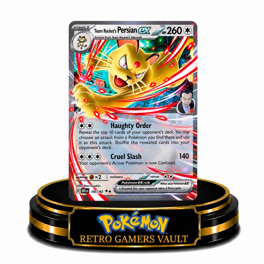 Team Rockets Persian Ex 150/182** Single Card Mint