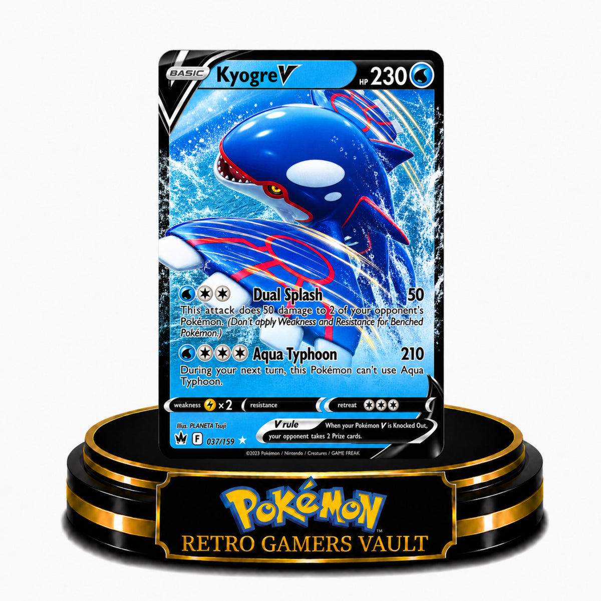 Kyogre V 037/159 Single Card Mint