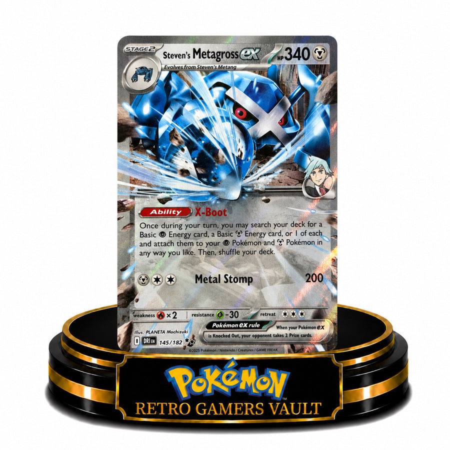 Steven's Metagross ex 145/182 Single Card Mint