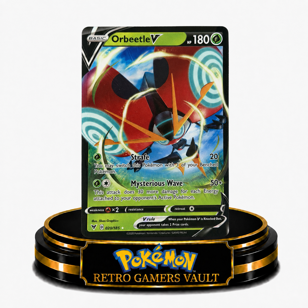 Orbeetle V 020/185 Single Card Mint