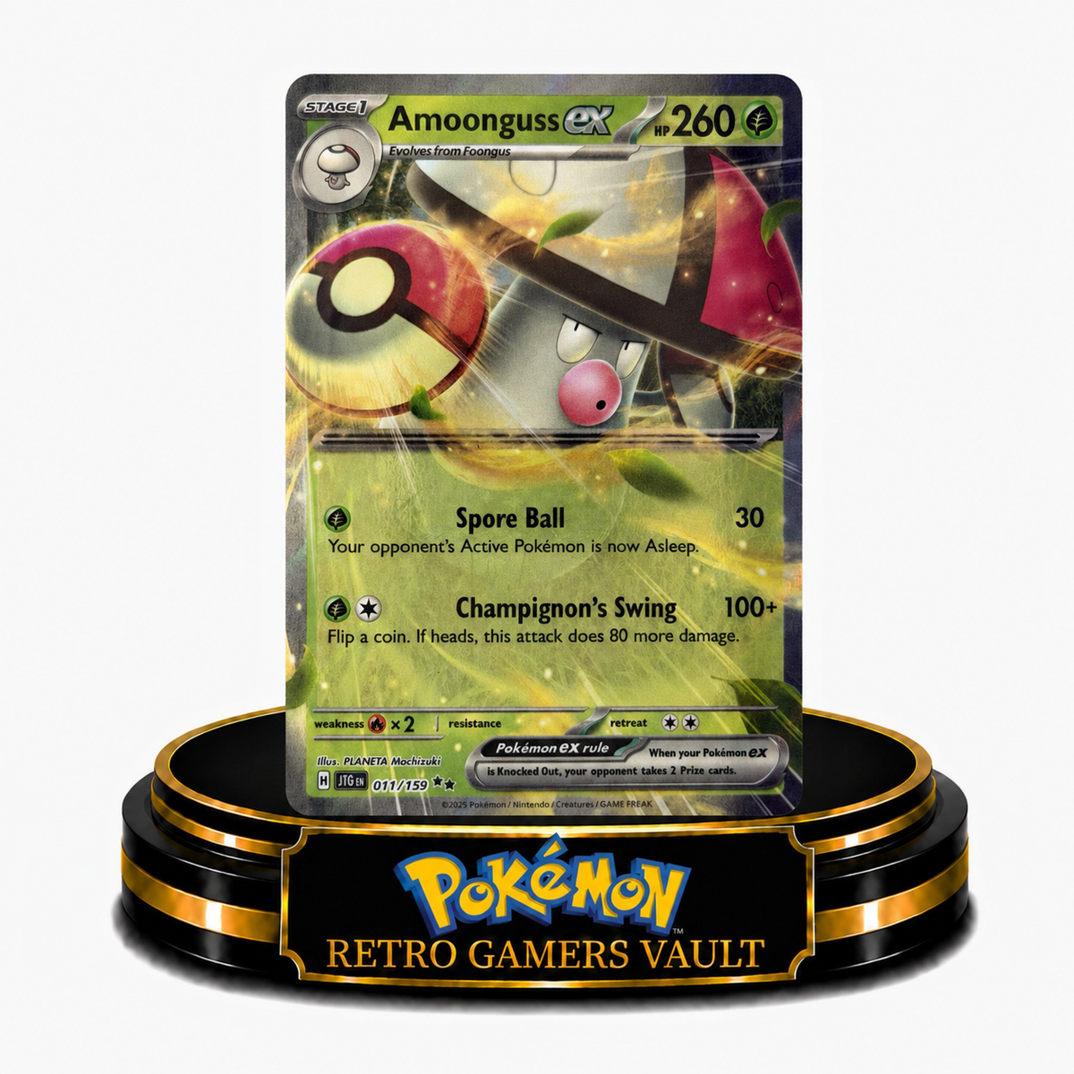 Amoonguss 011/159 Single Card Mint
