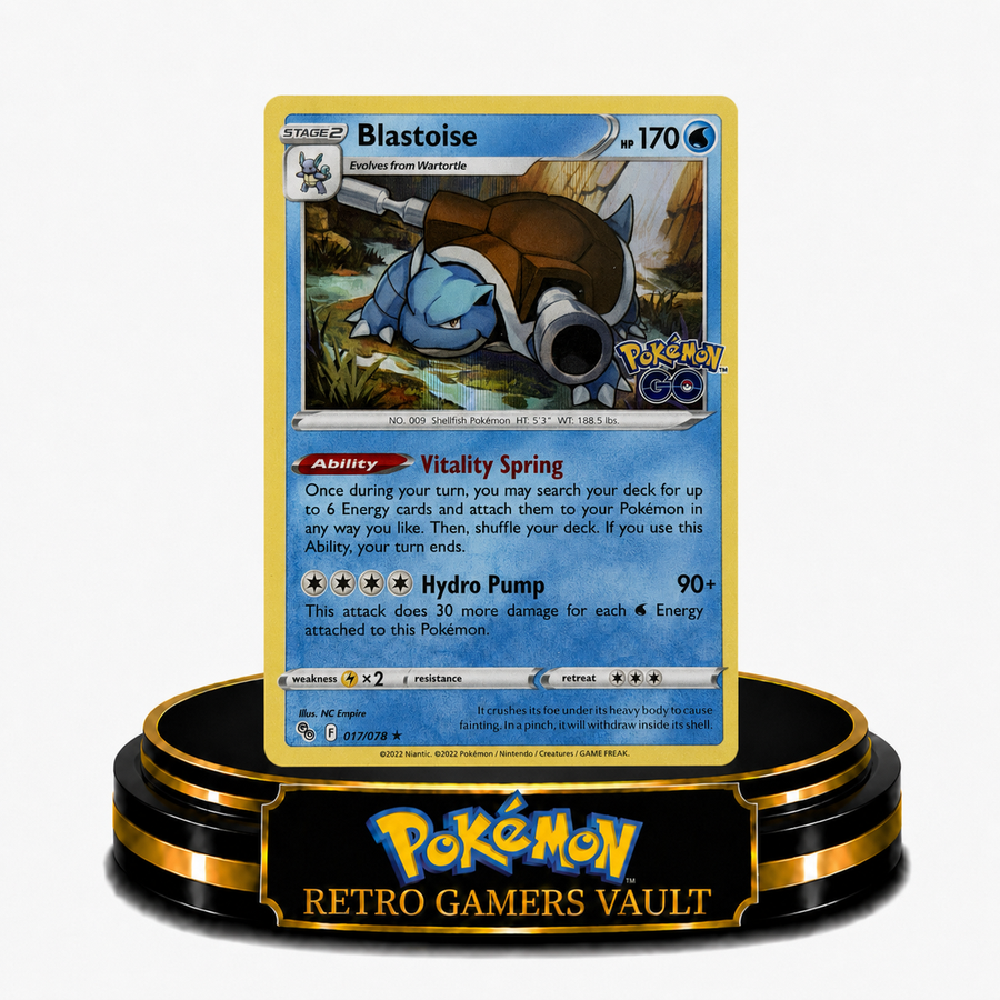 Blastoise 017/078 single Card Mint