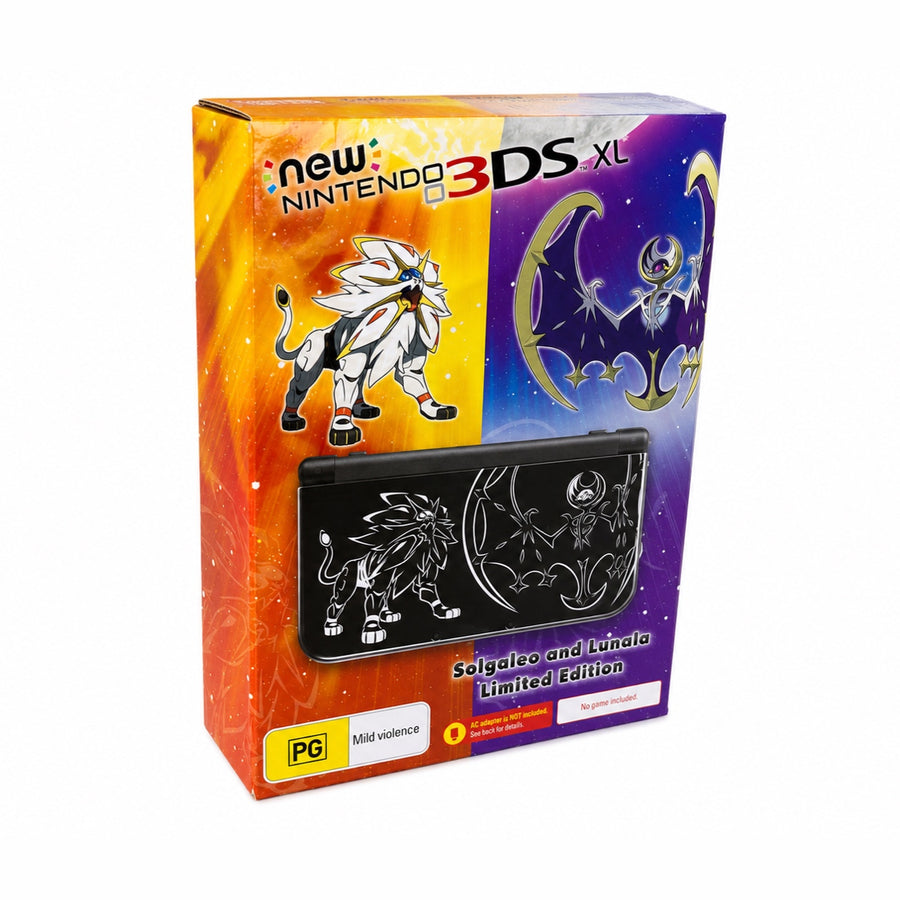 Nintendo Pokemon 3DS XL Solgaleo & Lunala Limited Edition Brand New