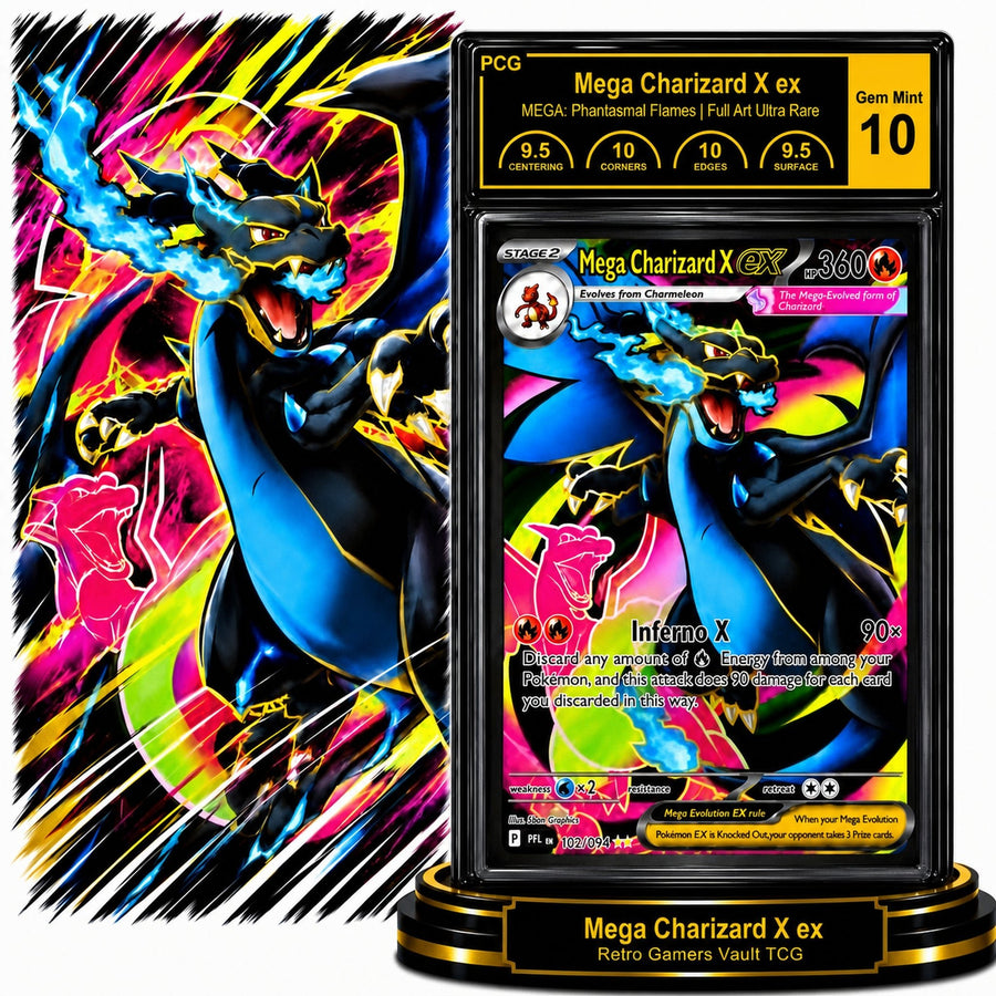 Mega Charizard X Ex (102/094) - Retro Gamers Vault