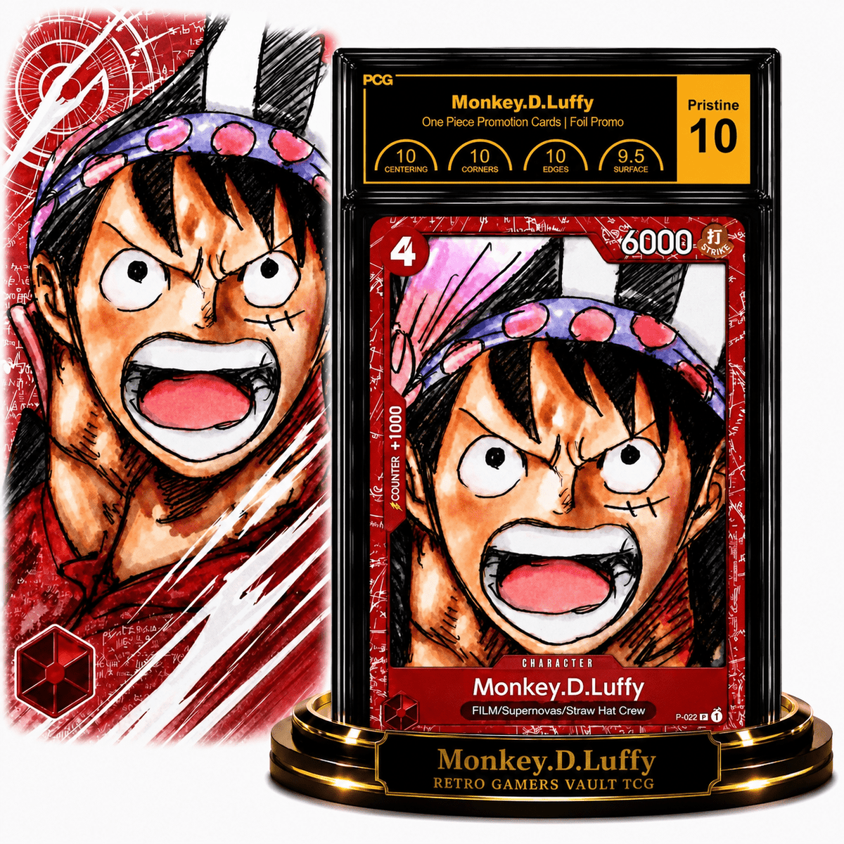 Monkey.D.Luffy (P-022) - Retro Gamers Vault