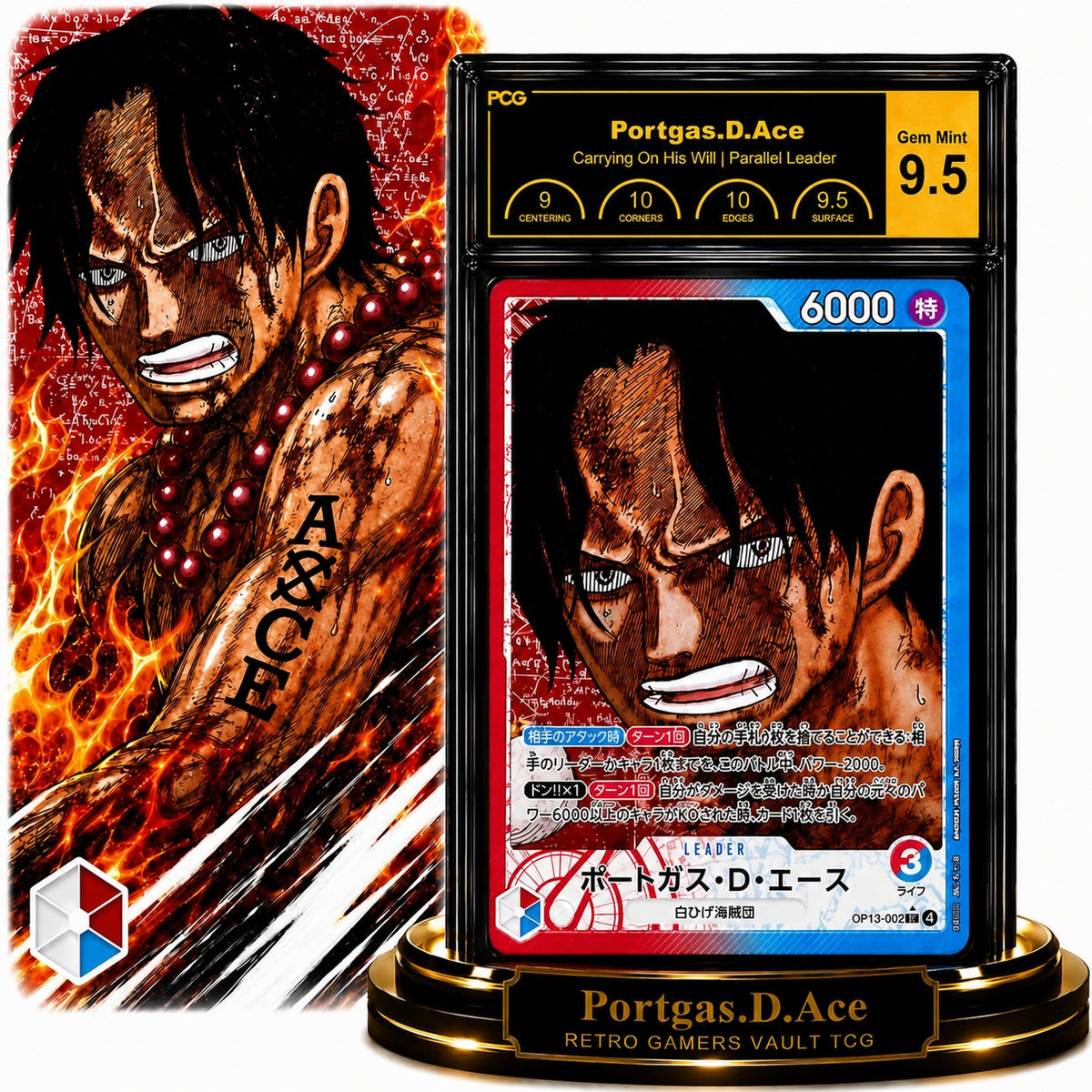 Portgas.D.Ace (OP13-002) - Retro Gamers Vault