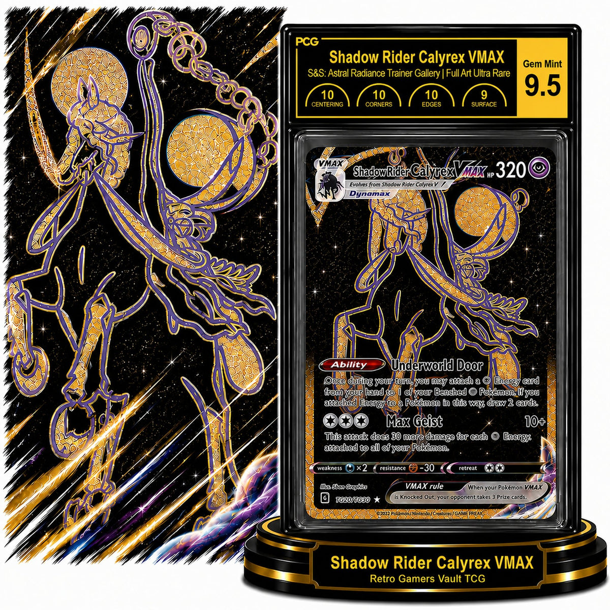 Shadow Rider Calyrex VMAX (TG20/TG30) - Retro Gamers Vault