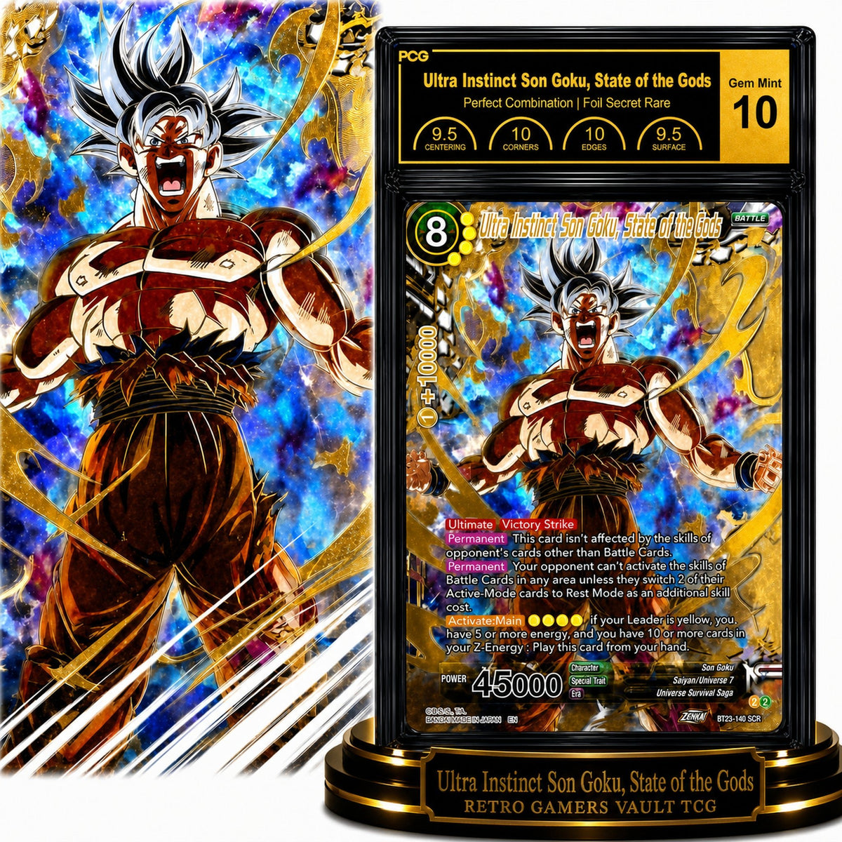 Ultra Instinct Son Goku, State of the Gods (BT23-140) - Retro Gamers Vault